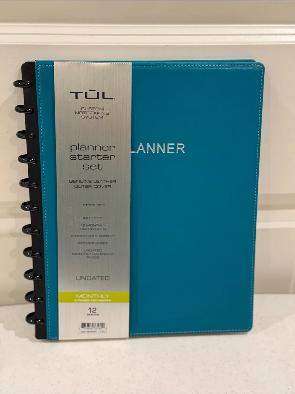 NEW TUL Leather Discbound Notebook Letter Size Planner Starter Set